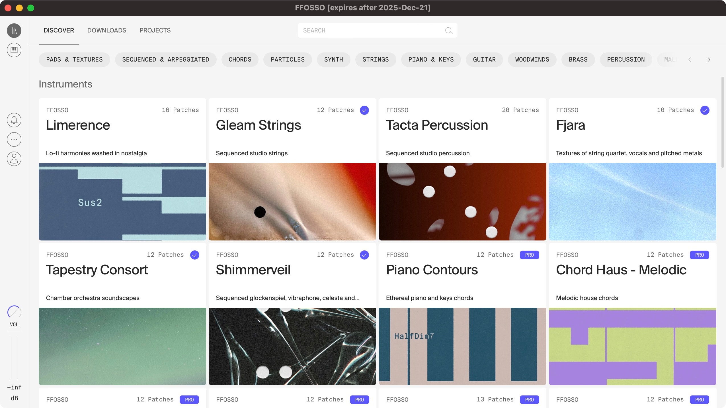 FFOSSO Library - Discover View