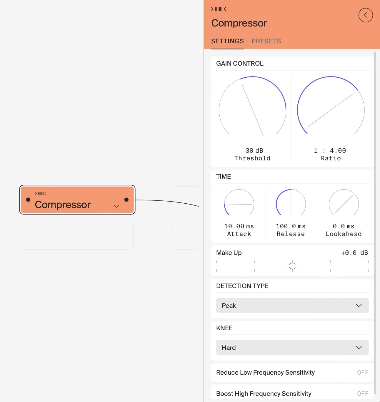 FFOSSO compressor module property panel