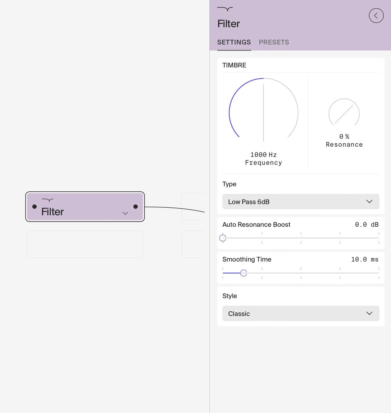 FFOSSO filter module