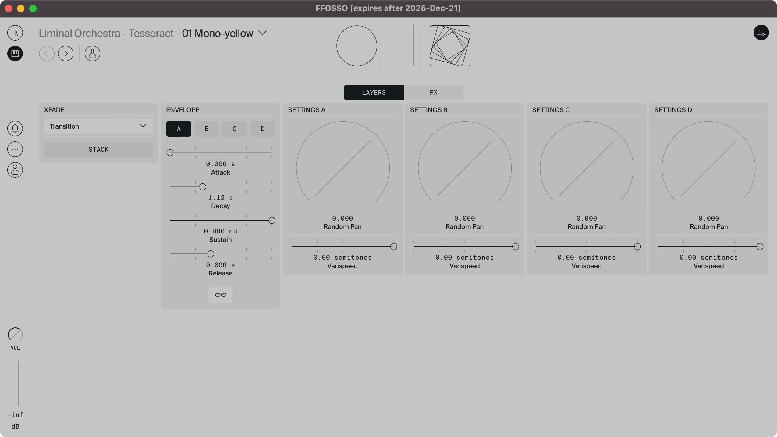 Layers engine - advanced settings